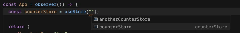 TypeScript autocomplete for the possible store keys