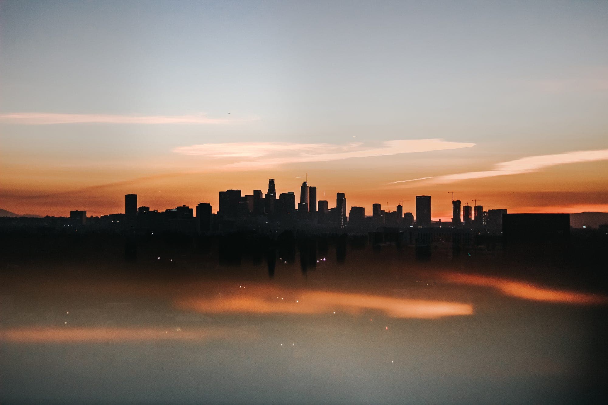 Night view of a big city
